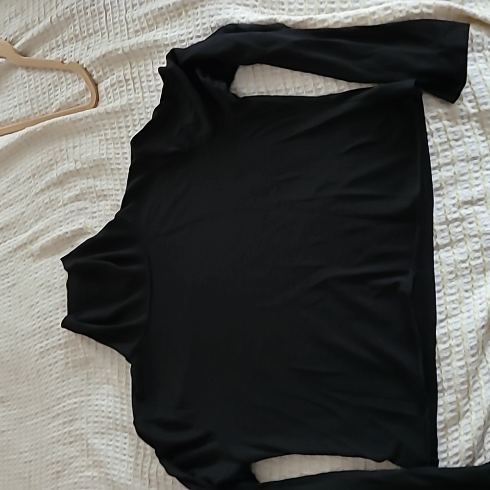 Small black turtleneck